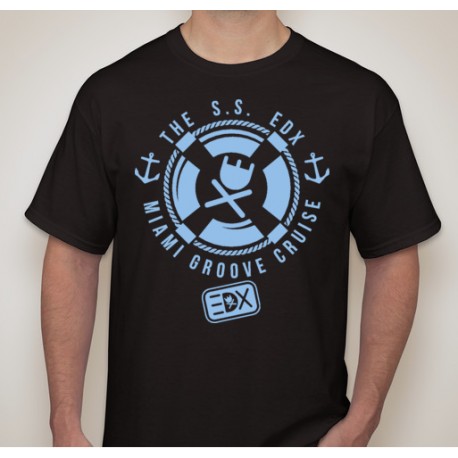 EDX - Miami Groove Cruise - T-Shirt - Black