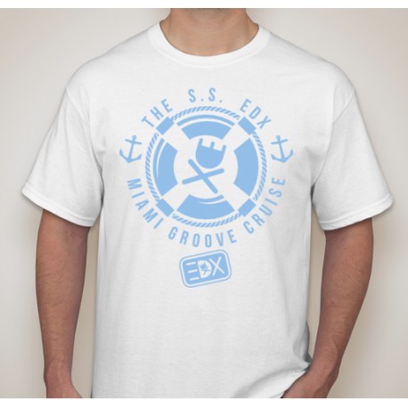 EDX - Miami Groove Cruise - T-Shirt - White